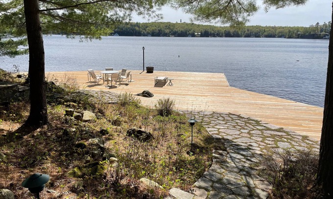 Port Carling Cabaña | Muskoka Lakes Cottage with huge dock. Southwest & sunset view