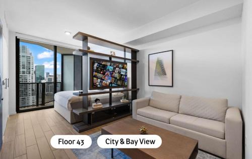 Downtown Miami Apartamento | MVR - 5-Star Stay with Resort Pool & Ocean Views