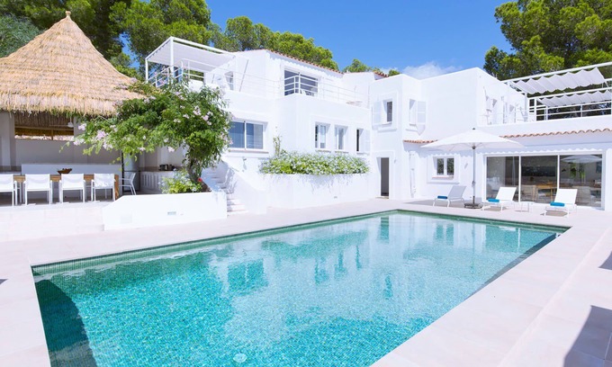 Sant Josep de sa Talaia Villa | Villa en San Jose De La Atalaya con 8 habitaciones, capacidad 16