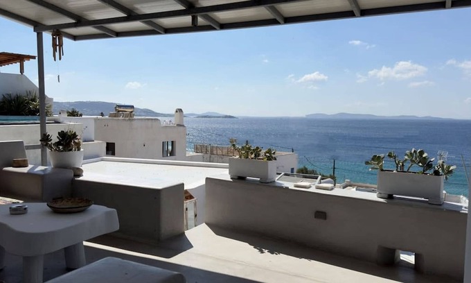 Tourlos Apartamento | Mykonos Noir Nest - Sea View Escape