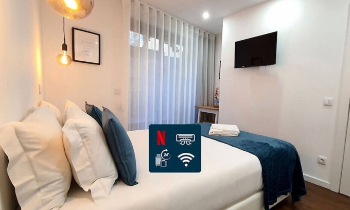 Mafamude Apartamento | Terraza | Centro de la ciudad | Netflix | MyStay