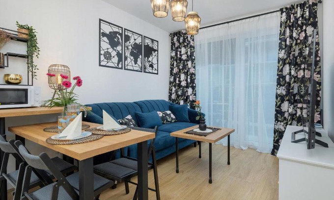 Gaski Apartamento | Nadbrzeżna Apartment with Terrace Gąski by Noclegi Renters