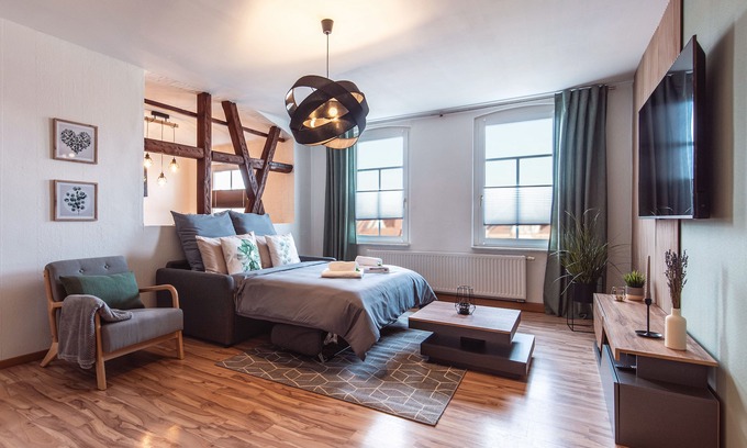 Ilversgehofen Apartamento | Nature Apartments - 100 qm, Zentral, 7 Pers