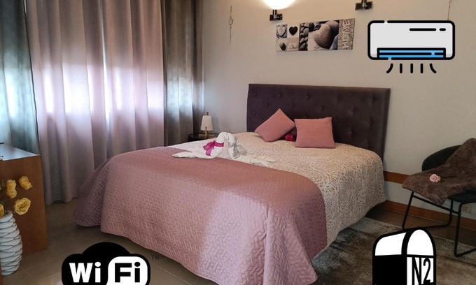 Sao Tiaguinho Apartamento | NATURE e SPA AL - Termas Saúde e Beleza, Totalmente Renovado - Piscinas Municipais em frente - Epoca Julho a Setembro