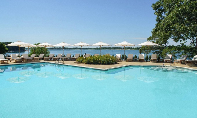 Shelter Island Heights Casa | Nature-Focused Retreat with Heated Pool, Beach Access & Water Sports