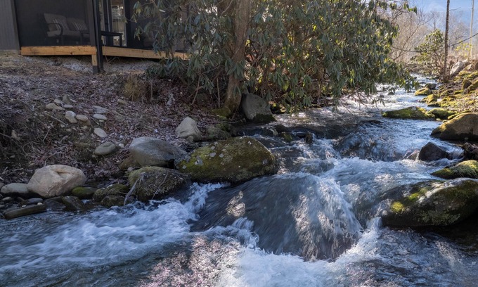 Cosby Cabaña | Natures Getaway -Pickleball Court, Creek, WIFI, Mountain Views, Starting at $79