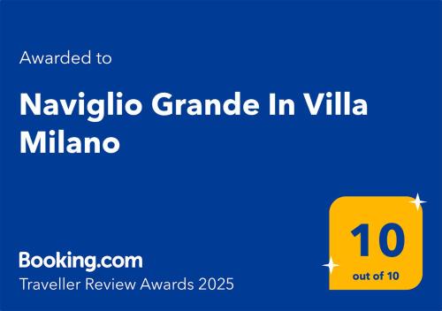 Lorenteggio Apartamento | Naviglio Grande In Villa Milano