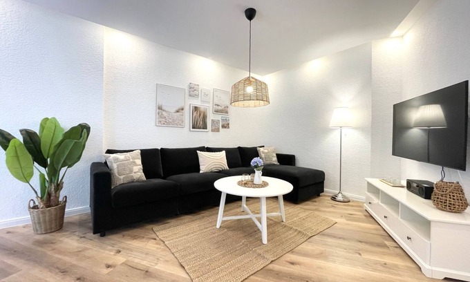 Sahlenburg Apartamento | NB 5 - Strandnahe Ferienwohnung mit Sauna und Whirlpool-badewanne - Haus Nordseebrandung