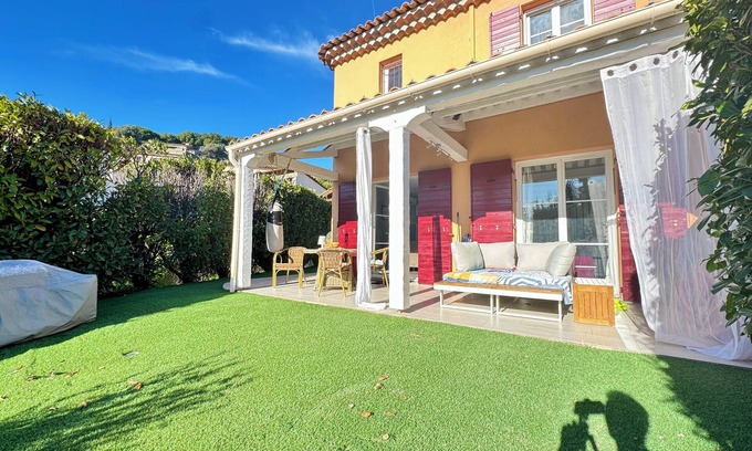 Biot Villa | Villa de 3 dormitorios en una urbanización segura-Cerca del mar y de Antibes