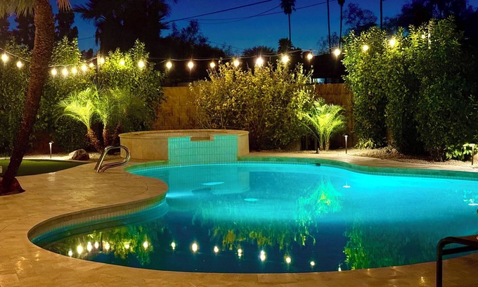 Evergreen Casa | ☆ Piscina ☆ Hoguera, luces Bistro ☆ Patio trasero ☆ Parrilla ☆ Cable