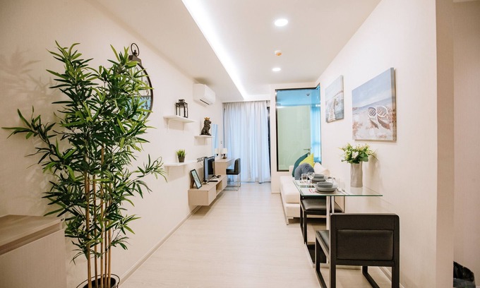 Khlong Toei Condominio | Near BTS Thonglor, Cozy and Comfortable Condo bkvtara4