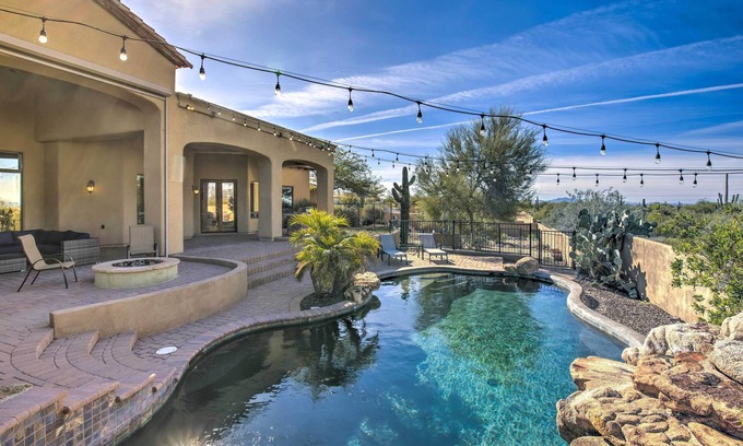 County Island Villa | Near Golfing: Mesa Villa w/ Outdoor Oasis & Pool!