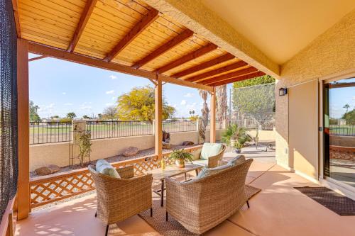 Rancho del Lago Casa | Near Lakes and Trails Mesa Home with Golf Course View