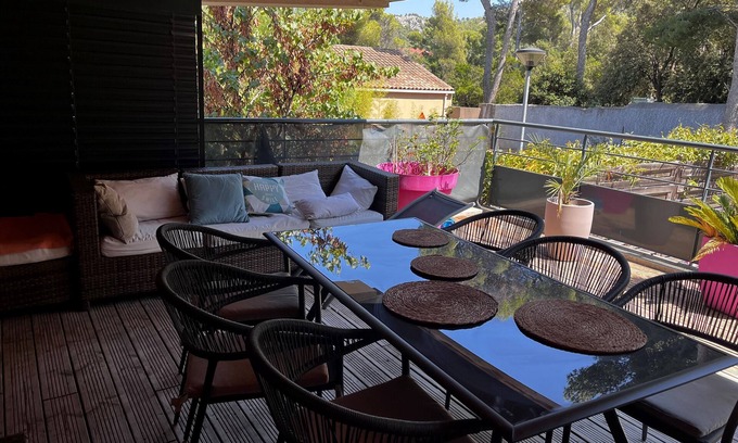 Les Baumettes Apartamento | Near Morgiou and Sormiou Marseille T4 garden