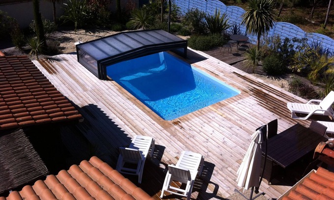 Grayan-Et-L'Hopital Casa | Near soulac/mer, house for 6 people, private indoor heated pool
