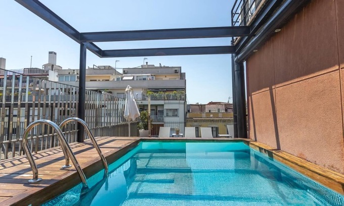 el Fort Pienc Apartamento | Cerca del Museo Picasso con piscina 3 habitaciones 8 pax - WiFi gratis