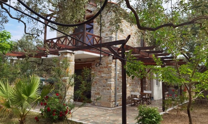 Megalos Prinos Casa | ELEA 3, NUEVAS CASAS DE PIEDRA, EN UN OLIVO, LUGAR TRANQUILO, EN THASSOS
