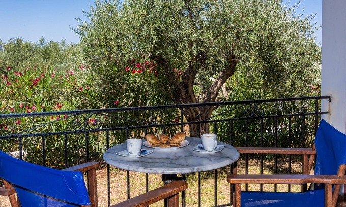 Psarou Cabaña | NEMOROSA con cocina cabañas de la playa