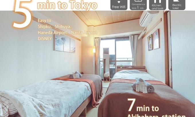 Higashikanda Apartamento | Nestle Tokyo Deluxe Akihabara 01