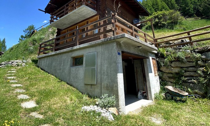 Zinal Chalet De Esquí | Nettes Ganzes Chalet, Umgeben von Gletschern in den Schweizer Alpen