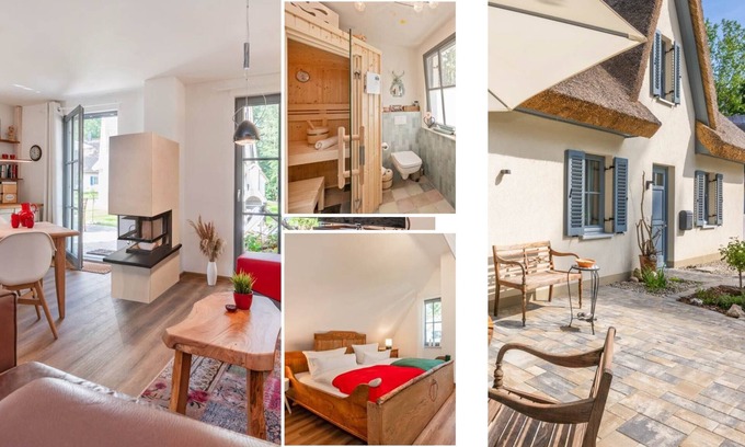 Zirchow Casa | Neu Errichtetes Ferienhaus in Ruhiger Wohngegend mit Parkplatz, Sauna und Wlan