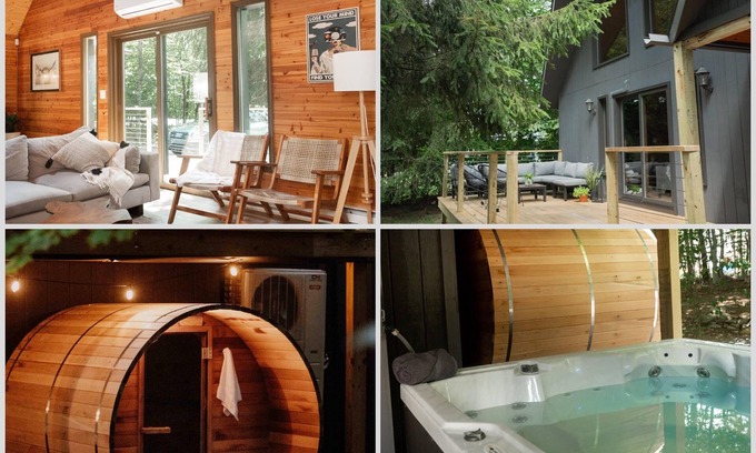 Tobyhanna Cabina | New!A-Frame Cabin/HotTub/Sauna/Fireplace/BBQ/Games