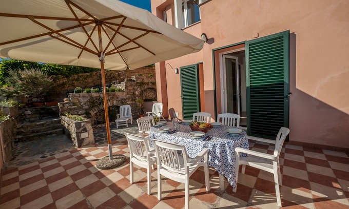 Chiavari Apartamento | NUEVO! UNA TERRAZA con vista al mar, frente a PORTOFINO, a 30 minutos del CINQUE TERRE