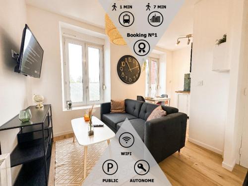Guingamp Apartamento | NEW: Agréable & lumineux *GARE*