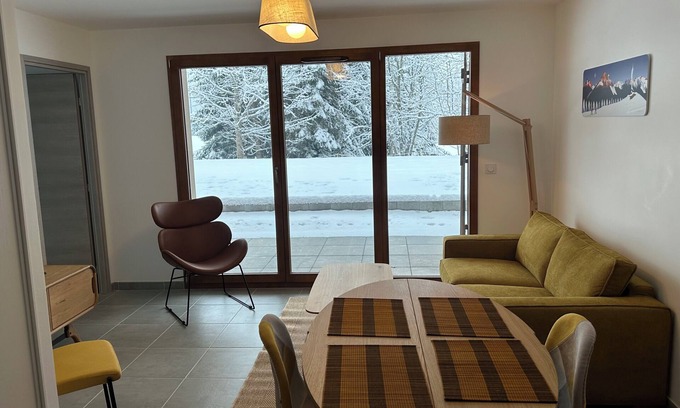 La Feclaz Apartamento | NEW ! Altitude 1327 Residence, at the foot of the slopes