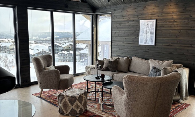 Hol Municipality Chalet De Esquí | Cozy, new and modern moutain lodge with a nice view, ski inn/out