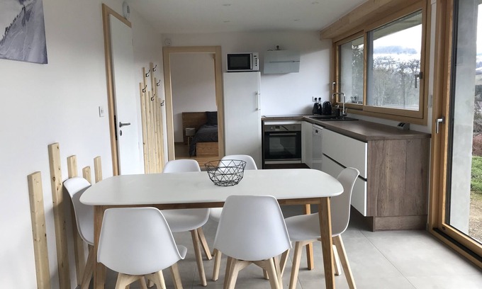 Habere-Lullin Chalet De Esquí | New apartment with garden in Savoyard chalet