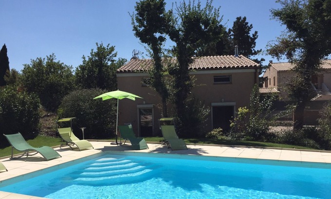 Saint-Vallier-de-Thiey Casa | Nueva Villa con piscina BBC - Jardín - pk privado - en la ciudad provenzal