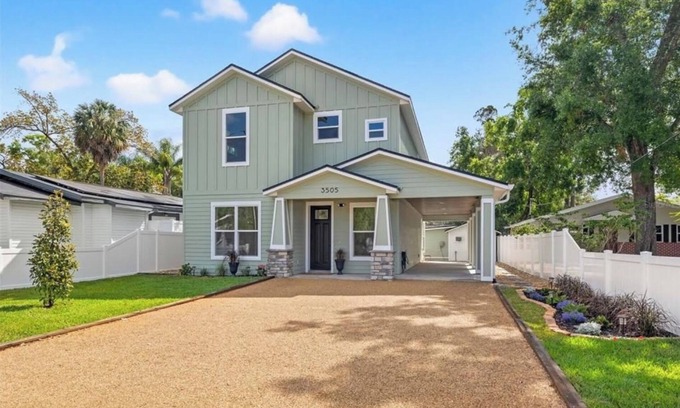 Tampa Heights Casa | New-build 4-bedroom Bungalow with Hot Tub near Downtown Tampa!