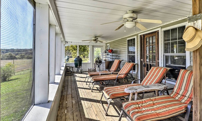 Lawrence County Cabina | ¡NUEVO! Cabaña en Shoal Creek, 9 millas. a Crockett Park!