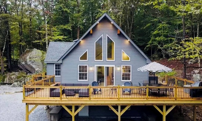 East Haven  Rutland County Chalet De Esquí | New Construction Ski Chalet in Killington, VT