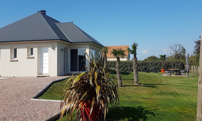 Ablon Casa | Nueva casa contemporánea con wifi a 5 minutos de Honfleur