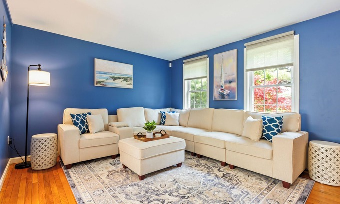 Mashpee Casa | NEW! Cozy Retreat w/ Firepit, Large Yard & Game Room – Pool Table & Foosball!