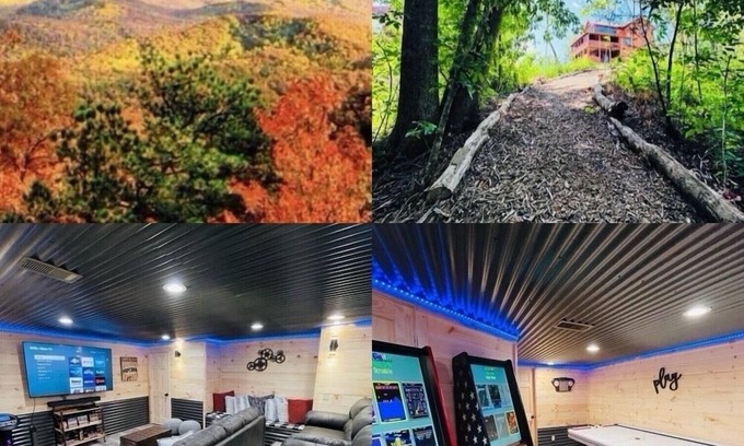 Sevierville Cabina | ❤️New “Crazy Amazing Cabin”, King Bds, 11 miles from Dollywood, Sleeps 21 ❤️