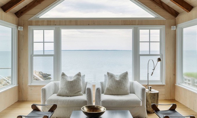 Napeague Casa | New Designer-Built Home with Private Beach