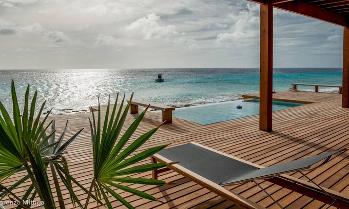 Kralendijk Casa | NUEVA ECO BEACH HOUSE 3 DIRECTAMENTE EN LA PLAYA DUERME 8