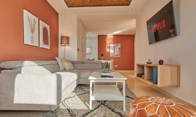 Quartier Hassan Apartamento | ☆ New Elegant Apt & 2Balcony in ♥ Rabat + Parking