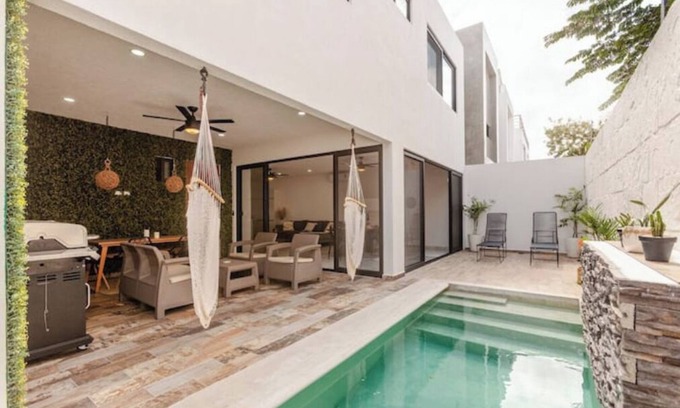 Ejidal Villa | NEW! Exclusive Villa 10min to Beach Priv Pool