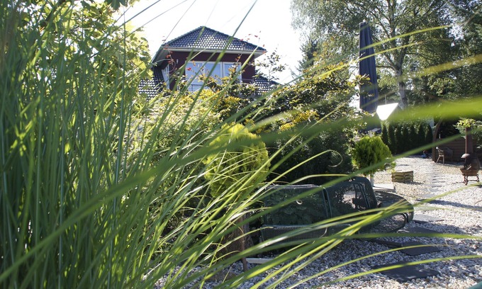 Oberhavel Casa | Nueva casa de vacaciones para familias directamente en el agua, el bosque y el carril bici