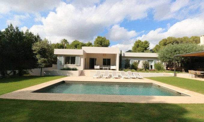 Son Servera Villa | Villa familiar nueva con piscina y jardin al lado de la playa (licenciaETV2325)