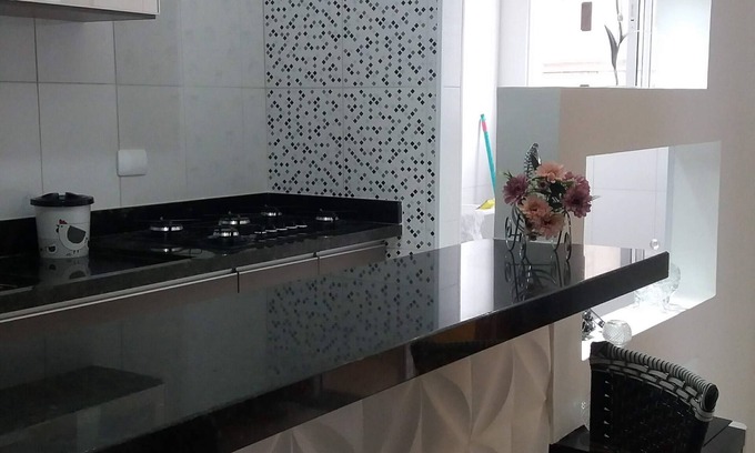 Jardim dos Passaros Apartamento | Nuevo ajuste al lado del ferry de Guarujá-Santos