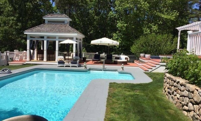 Osterville Casa | NEW! Osterville pool rental near beach 32 day stay for August only RPMS102