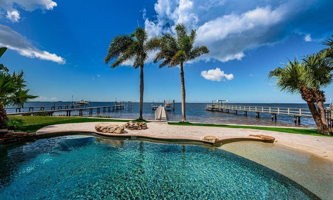Crystal Beach Casa | NEW Fully renovated Gulf front home w/private resort style pool, outdoor kitchen