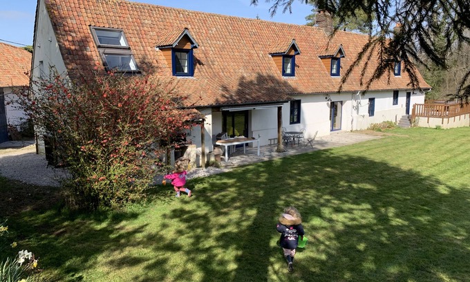 Vieil-Moutier Casa | NEW: Gite 14p on 7000m2 privatized / Nordic bath / Pond / River