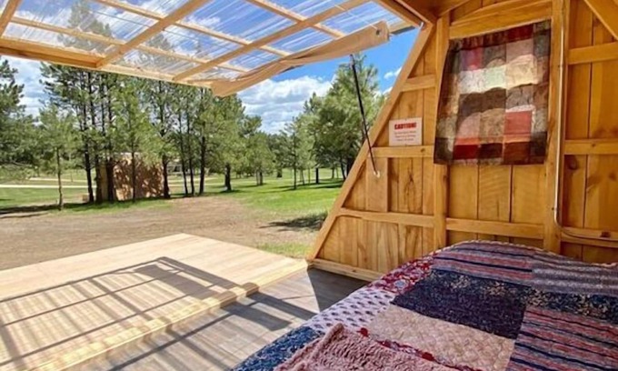 Custer Cabina | NEW! Glamping A-Frames, Stargazer 1 at Dakota Dream