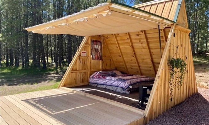 Custer Cabina | NEW! Glamping A-Frames, Stargazer 2 at Dakota Dream